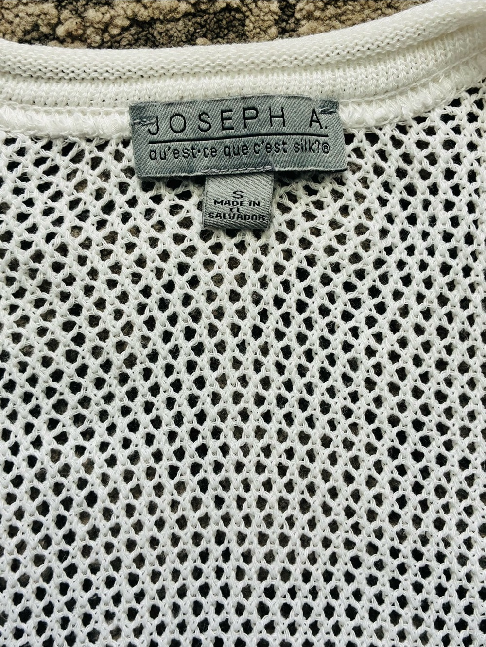 Joseph Cream Open-Knit Lightweight Cardigan - Picture 2 of 8